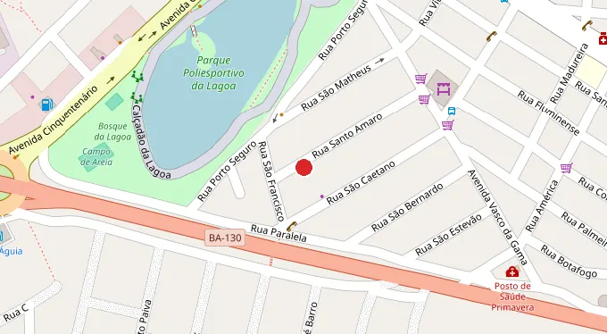 Mapa da localização