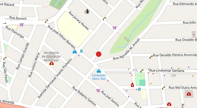 Mapa da localização