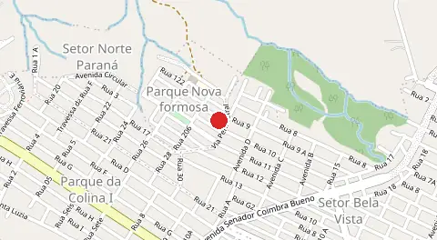 Mapa de Nova Formosa