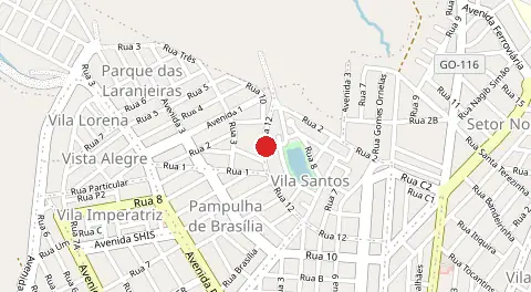 Mapa de Lagoa dos Santos