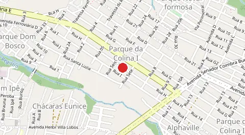 Mapa de Parque da Colina