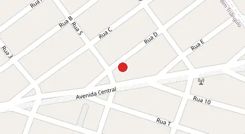 Mapa da localização