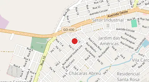 Mapa de Jardim das Américas