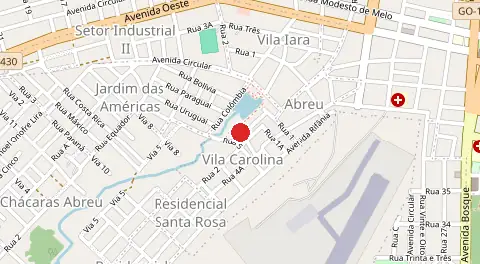 Mapa de Vila Carolina