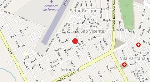 Mapa de Vila Vicentina