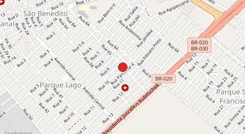 Mapa de Parque Lago