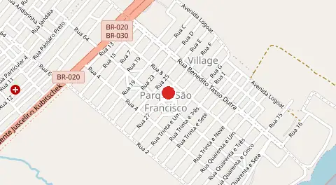 Mapa de Parque Laguna