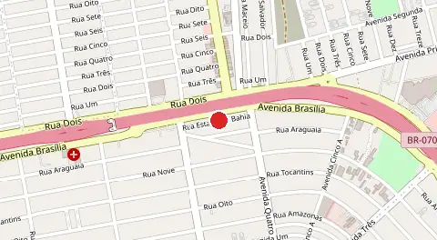 Mapa de Parque da Barragem Setor 09