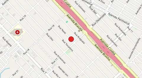Mapa de Parque da Barragem Setor 02