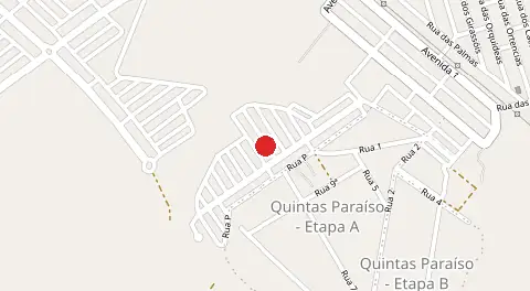 Mapa de Quintas do Paraíso