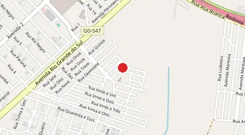 Mapa de Camping Clube