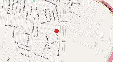 Mapa de Portal da Barragem
