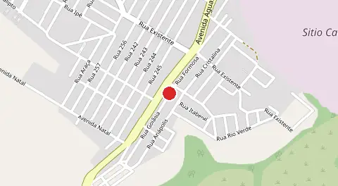 Mapa de Recanto da Baragem
