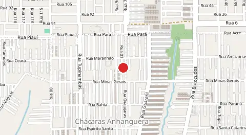 Mapa de Chácaras Anhaguera C