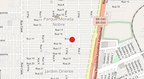 Mapa de Jardim Oriente