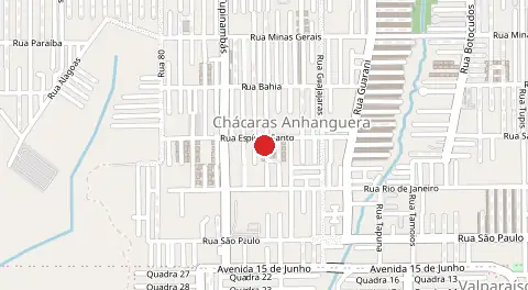 Mapa de Setor de Chacaras Anhanguera B