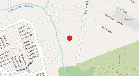 Mapa de Setor de Chacaras Ipiranga