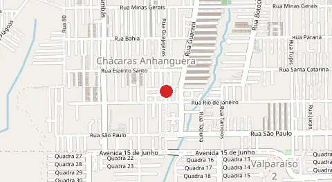Mapa de Setor de Chacaras Anhanguera A