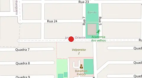 Mapa da localização