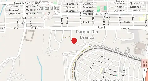 Mapa de Parque das Cachoeiras