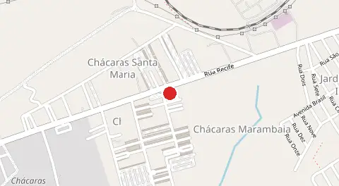 Mapa de Chácaras e Mansoes Santa Maria