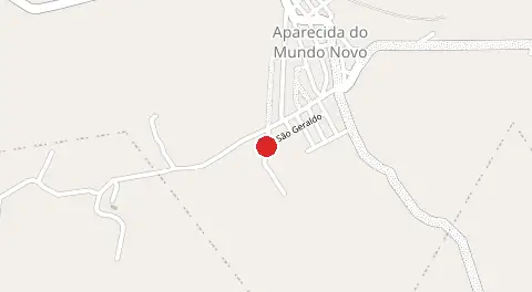 Mapa de Aparecida do Mundo Novo