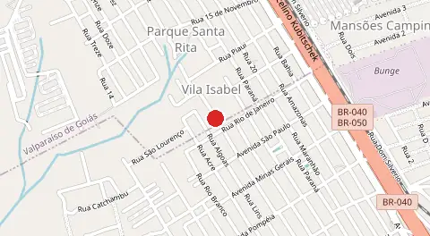 Mapa de Vila Isabel