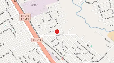 Mapa de Vila Santa Marta