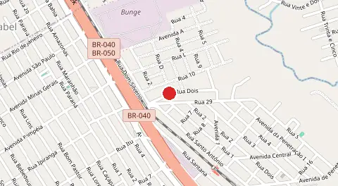 Mapa de Jardim Central