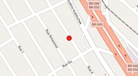 Mapa da localização