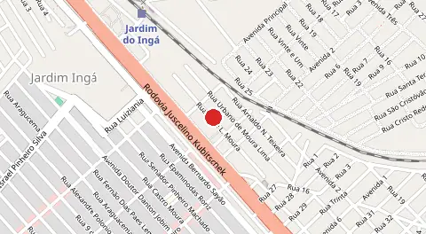 Mapa de Jardim do Inga B