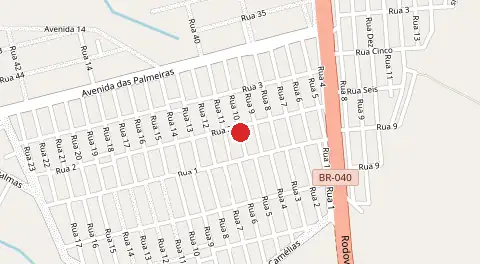 Mapa de Parque Sol Nascente