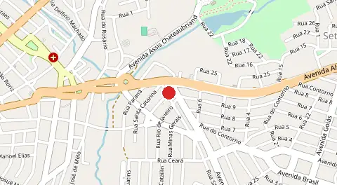 Mapa de Bairro Santa Luzia