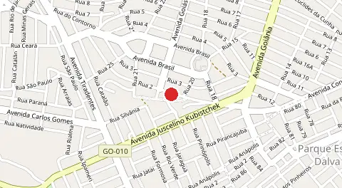 Mapa de Setor Leste