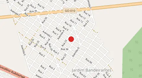 Mapa de Jardim Bandeirantes