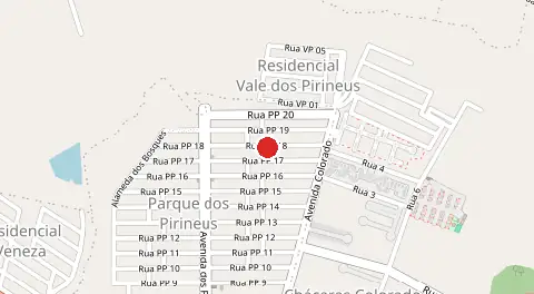 Mapa de Parque dos Pirineus
