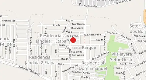 Mapa de Adriana Parque