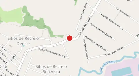 Mapa de Sítio de Recreio Jardim Boa Vista