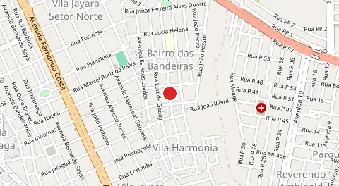 Mapa de Bandeiras