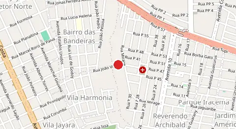 Mapa de Jardim Progresso