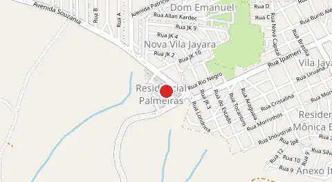Mapa de Residencial Palmeiras