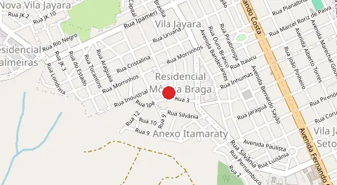 Mapa de Residencial Mônica Braga