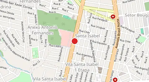 Mapa de Vila Santa Izabel