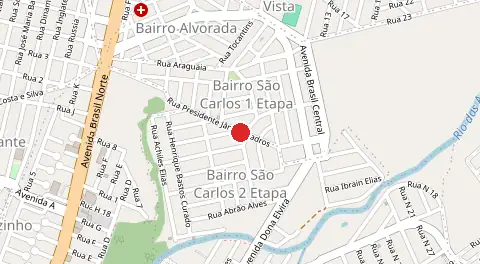 Mapa de São Carlos