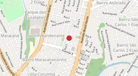 Mapa de Cidade Jardim