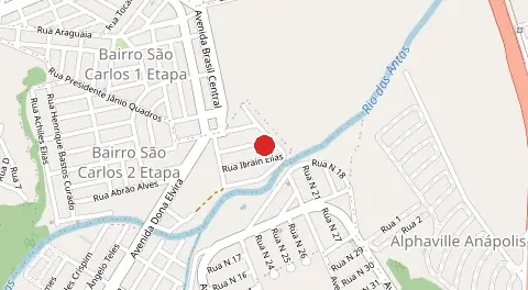 Mapa de São Carlos II Etapa
