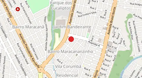 Mapa de Jardim Bandeirantes