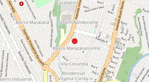 Mapa de Maracananzinho