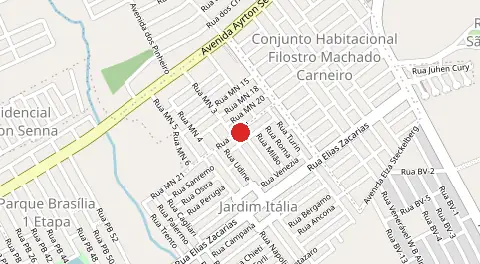 Mapa de Conjunto Residencial Morada Nova