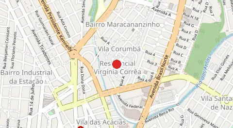 Mapa de Virgínia Correa